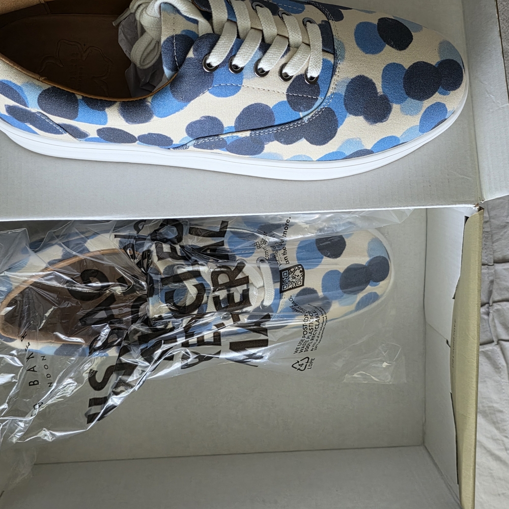 Ted Baker SHORNIC Spot Print Canvas Skate Shoe - Picture 6 of 6